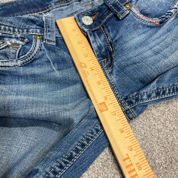 y2k grunge streetwear Mek Denim Portland boot jeans 27x30.5 dark wash western - Picture 5 of 12